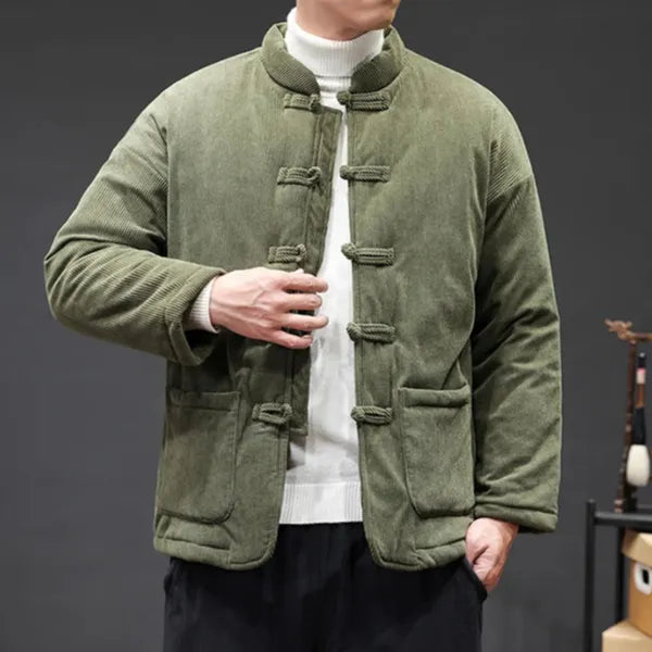 Kai Corduroy Jacket – Tang Suit-Inspired Winter Coat