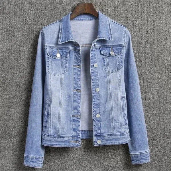 Evane Denim Jacket – Faded Wash Regular Fit