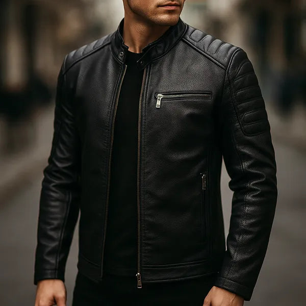Arctis Premium Leather Zipper Jacket