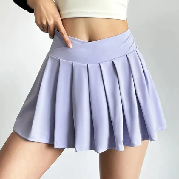 Vani Pleated Skort – Women's Athletic Mini Skirt Shorts