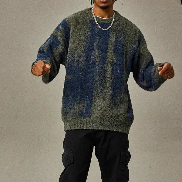 Amric Abstract Cotton Blend Sweater