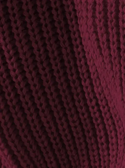 Viona Crop Sweater – Soft Blouson Mock Neck Knit