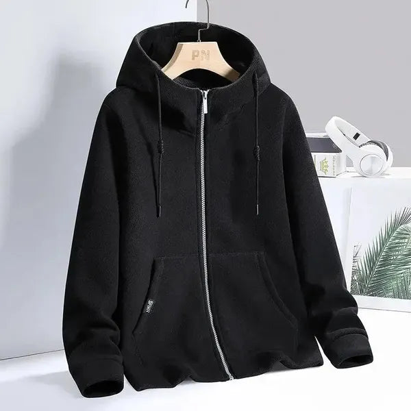 Klara Zip-Up Hoodie – Soft Cotton Blend Jacket