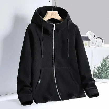 Klara Zip-Up Hoodie – Soft Cotton Blend Jacket