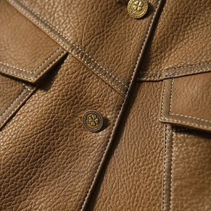 Romana Faux Leather Jacket – Cruelty-Free & Tailored