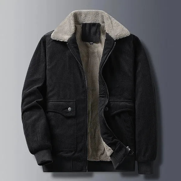 Malvic Corduroy Jacket – Fleece-Lined Organic Cotton